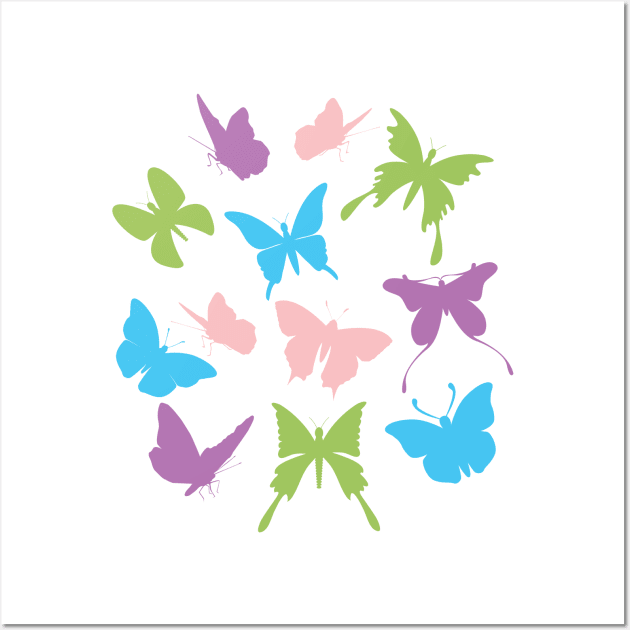 Butterfly Confetti Wall Art by SWON Design